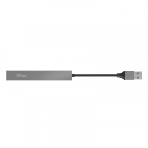 Концентратор Trust Halyx Aluminium USB-А Grey (23786)