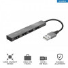 Концентратор Trust Halyx Aluminium USB-А Grey (23786)
