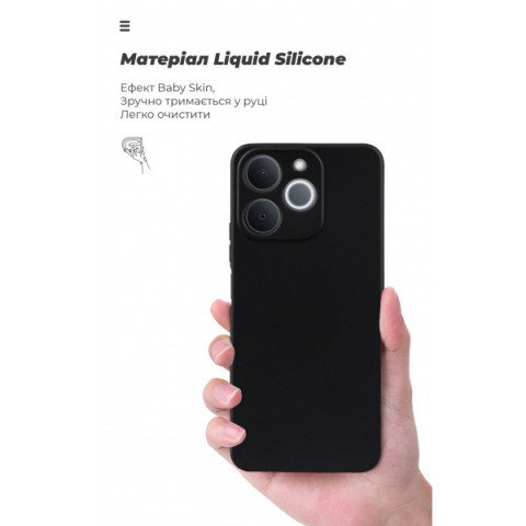 Чохол ArmorStandart ICON для Realme Note 70 4G Camera cover Black (ARM83907)