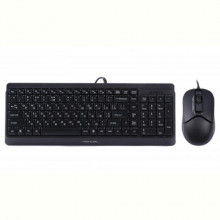 Комплект (клавіатура, мишка) A4Tech F1512 Black USB