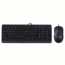 Комплект (клавіатура, мишка) A4Tech F1512 Black USB