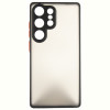 Чохол-накладка Dengos Matt для Samsung Galaxy S25 Ultra SM-S938 Black (DG-KM-144) + захисне скло