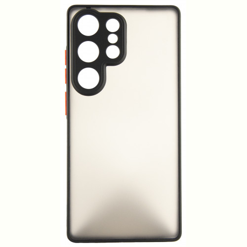 Чохол-накладка Dengos Matt для Samsung Galaxy S25 Ultra SM-S938 Black (DG-KM-144) + захисне скло