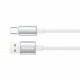 Кабель ColorWay USB - USB Type-C (M/M), zinc alloy braided, 3А, 2 м, White (CW-CBUC099-WT)