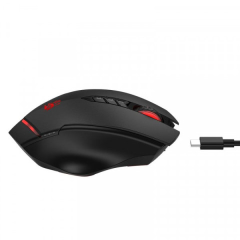 Миша ігрова бездротова A4-Tech Bloody R80 Plus, колір чорний