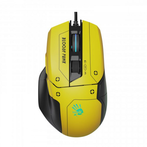 Миша ігрова A4Tech W70 Max Bloody, жовта, активоване ПЗ Bloody