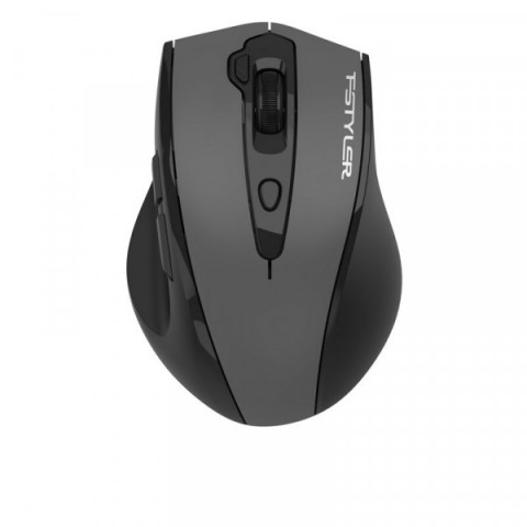 Миша бездротова безшумна A4Tech Fstyler FG55S Plus (Grey), USB, колір сіро-чорний