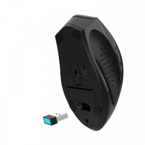 Миша бездротова безшумна A4Tech Fstyler FG55S Plus (Grey), USB, колір сіро-чорний