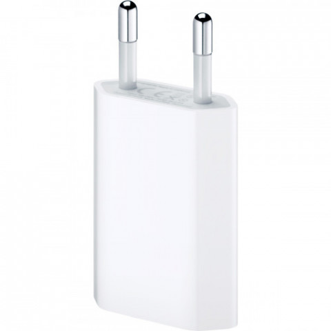 Мережевий зарядний пристрій iPhone 3G/3GS/4G/4GS/5 (1USBx1A) 1000mAh White (S07022)