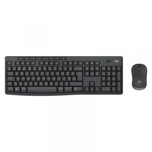 Комплект (клавіатура, мишка) бездротовий Logitech MK370 Black USB (L920-012077)