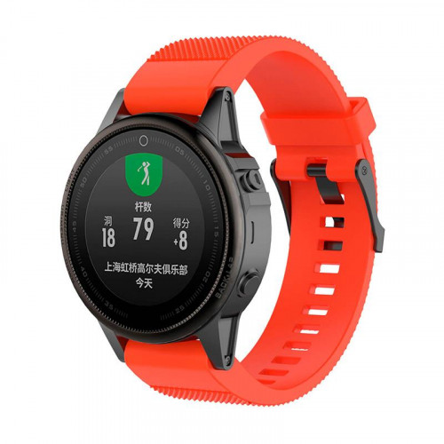 Ремінець для Garmin QuickFit 20 Dots Silicone Orange (QF20-STSB-ORNG)