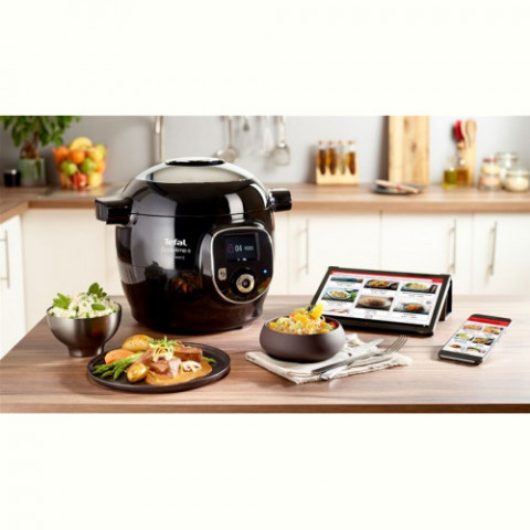 Мультиварка-скороварка Tefal Cook4me+ Connect CY855830