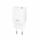 Мережевий зарядний пристрій XO L130 (1USB-С, 1USB, 3А) PD, QC 3.0 White (L130.white)