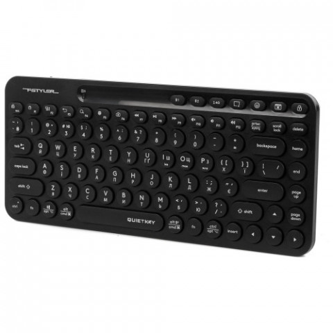 Клавіатура бездротова A4Tech FBK36C AS Black