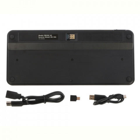 Клавіатура бездротова A4Tech FBK36C AS Black