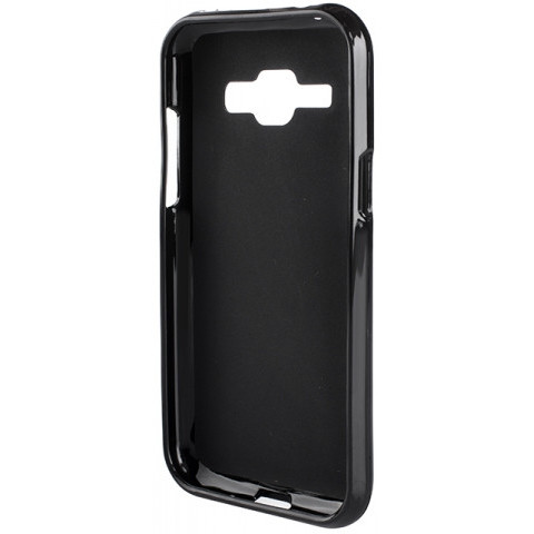 Чохол-накладка Drobak Elastic PU для Samsung Galaxy J1 SM-J100 Black (216941)