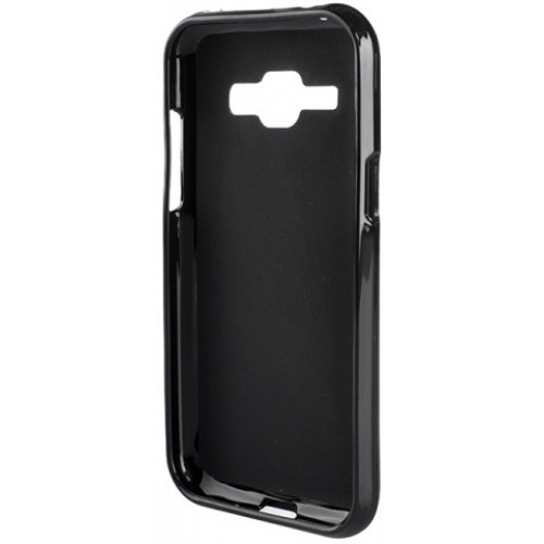 Чохол-накладка Drobak Elastic PU для Samsung Galaxy J1 SM-J100 Black (216941)