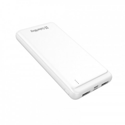 Універсальна мобільна батарея ColorWay Slim 10000mAh White (CW-PB100LPF2WT)