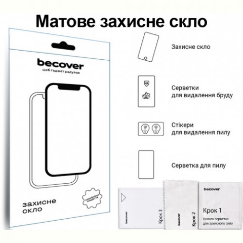 Захисне скло BeCover Matte Anti-Glare для Apple iPad Air 11" M4 2026 (715171)