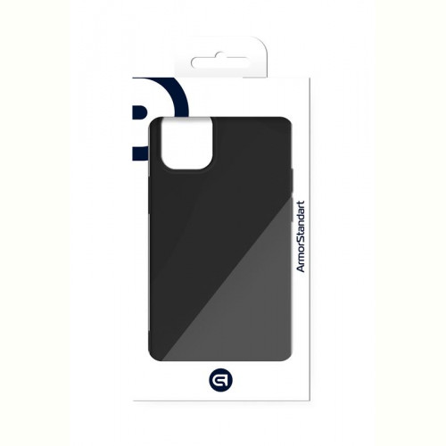 Чохол-накладка Armorstandart Matte Slim Fit для Apple iPhone 12/12 Pro Black (ARM57393)