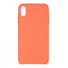 Чохол Original Leather Case для Apple iPhone XS Max Orange (ARM53586)