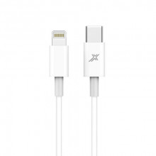 Кабель Grand-X Lightning - USB Type-C 12W, 1м, White (CL-03W)