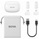 Бездротовий петличний мікрофон BOYA mini-13 Type-C/Lightning White Купити в Україні