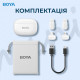 Бездротовий петличний мікрофон BOYA mini-13 Type-C/Lightning White Купити в Україні