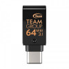 Флеш-накопичувач USB3.1 64GB OTG Type-C Team M181 Black (TM181364GB01)