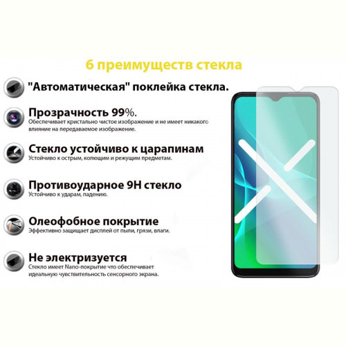 Захисне скло BeCover для Samsung Galaxy A13 4G SM-A135/A23 SM-A235/ M23 5G SM-M236 Crystal Clear Glass (707595)