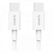 Кабель Orico USB Type-C - USB Type-C (M/M), 100W, 1 м White (CA913381)