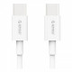 Кабель Orico USB Type-C - USB Type-C (M/M), 100W, 1 м White (CA913381)
