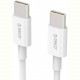 Кабель Orico USB Type-C - USB Type-C (M/M), 100W, 1 м White (CA913381)