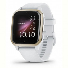 Смарт-годинник Garmin Venu Sq 2 White/Cream Gold (010-02701-01)