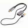 Адаптер Cablexpert (A-HDMIM-DPF-02) HDMI-DisplayPort, 0.1м