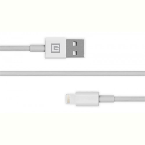 Кабель REAL-EL USB-Lightning 2m, White (4743304104673)