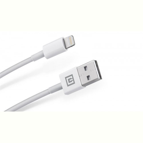 Кабель REAL-EL USB-Lightning 2m, White (4743304104673)