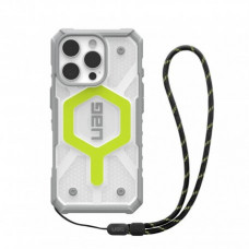 Чохол+ремінець UAG Pathfinder Clear Magsafe для iPhone 16 Pro Active Neon Lanyard