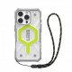 Чохол+ремінець UAG Pathfinder Clear Magsafe для iPhone 16 Pro Active Neon Lanyard