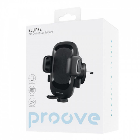 Автомобільний тримач Proove Ellipse Air Outlet Car Mount black Купити в Україні