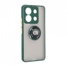 Чохол ArmorStandart Frosted Matte Ring для Xiaomi Redmi Note 13 Pro 5G / Poco X6 5G Dark Green (ARM72725)