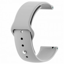 Ремінець ArmorStandart Silicone Watch Strap 20mm Light Grey (ARM60517)
