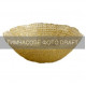 Салатник ARDESTO Golden ice 20.5x8.5см, 1150мл, скло, золотистий