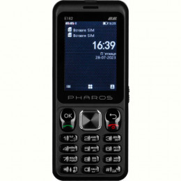 Мобiльний телефон 2E E182 Dual Sim Black (688130245234)