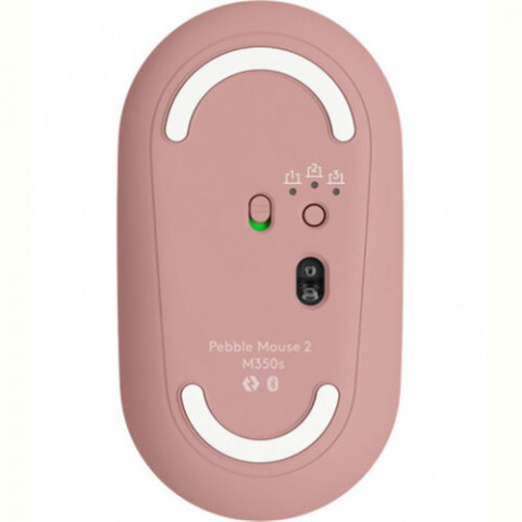 Миша бездротова Logitech Pebble Mouse 2 M350s Rose (910-007014)