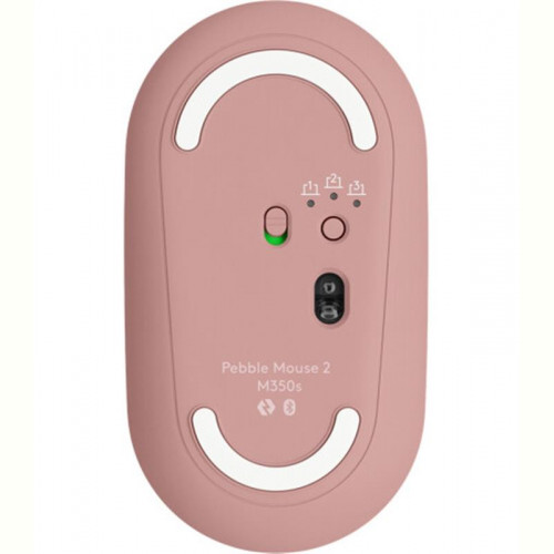 Мишка бездротова Logitech Pebble Mouse 2 M350s Rose (910-007014)