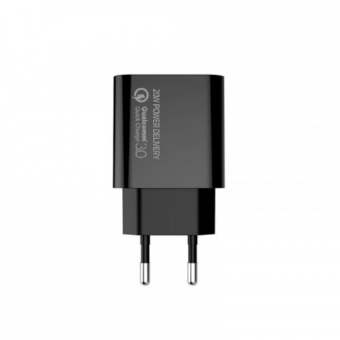 Мережевий зарядний пристрій ColorWay (1USB Type-C PDx3A) Black (CW-CHS026PD-BK)