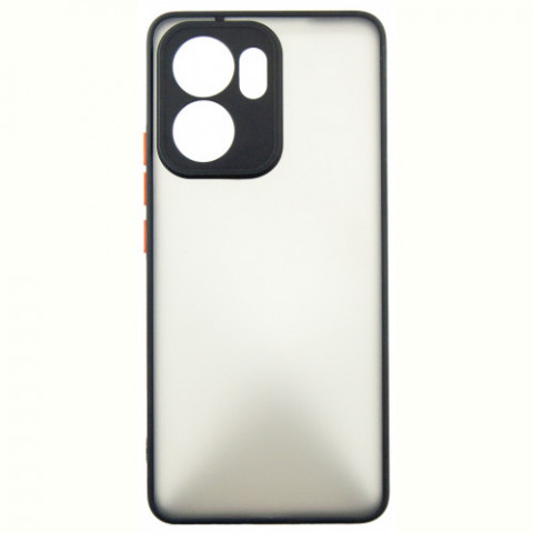 Чохол-накладка Dengos для Oppo Reno 13F Black Full Glue (DG-KM-149) + захисне скло