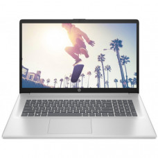 Ноутбук HP 17-cn4042ua 17.3" FHD IPS AG, Intel 5-120U, 16GB, F1TB, UMA, DOS, сріблястий