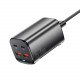 Мережевий зарядний пристрій Essager Collection 67W GaN (2xUSB-A, 2xUSB-C) Black (ECT2AC-JYB0G-Z)